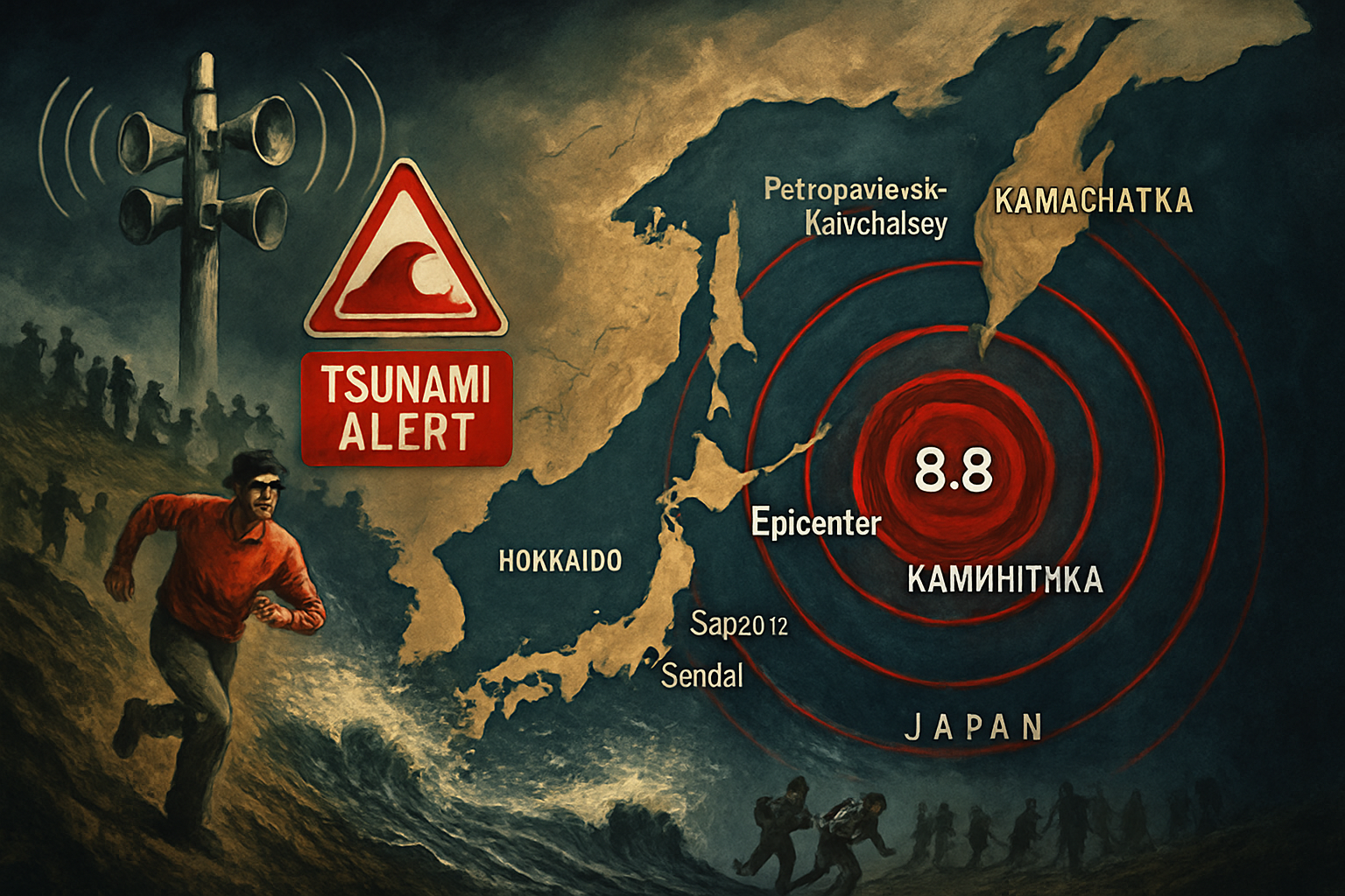 Tsunami Alert: Massive Earthquake Strikes Russia and Japan