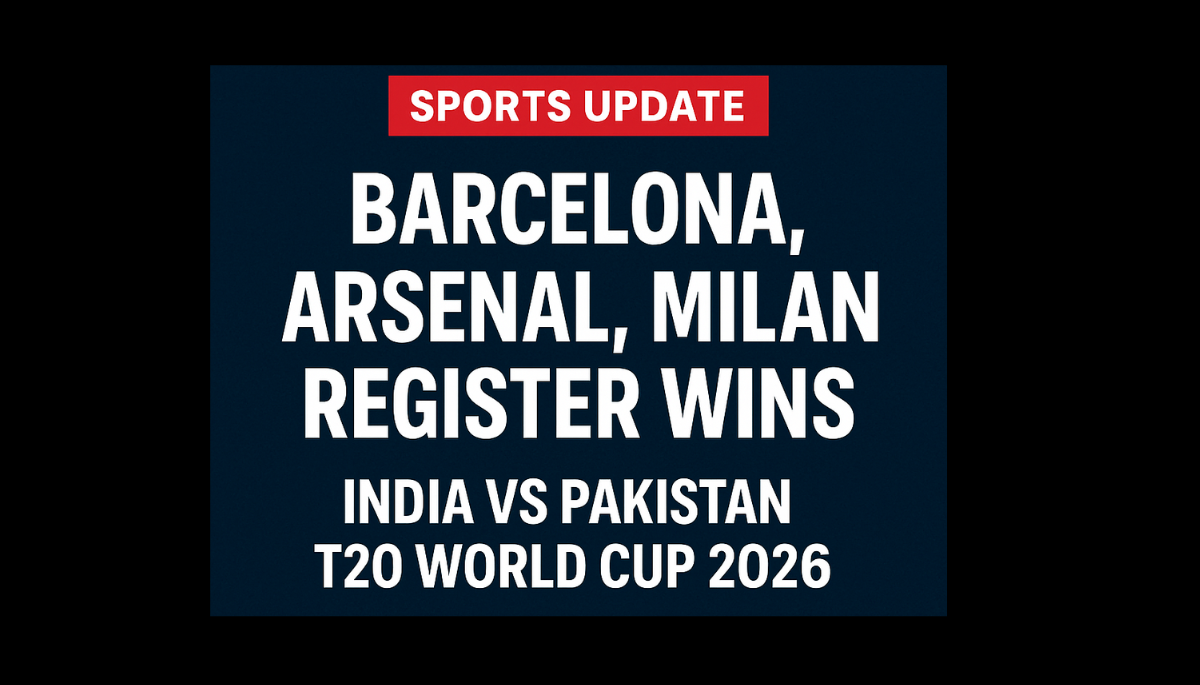 Sports Update september 2025: Barcelona, Arsenal, Milan Shine with Wins | YugBuzz