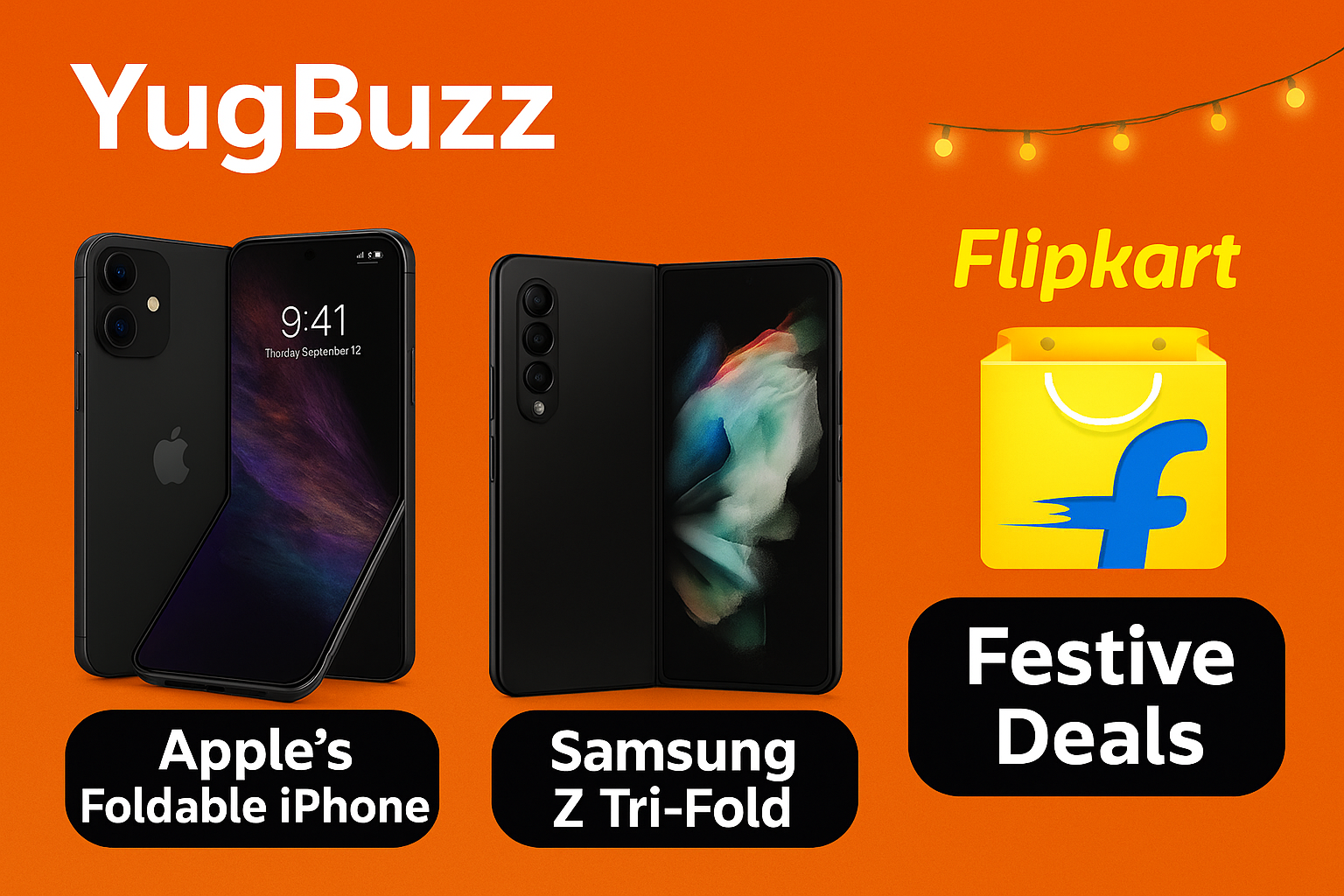 Yugbuzz Tech News 4th October 2025: Foldable iPhone, New OS Updates & Festive Deals