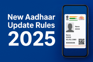 Major Aadhaar Updates: