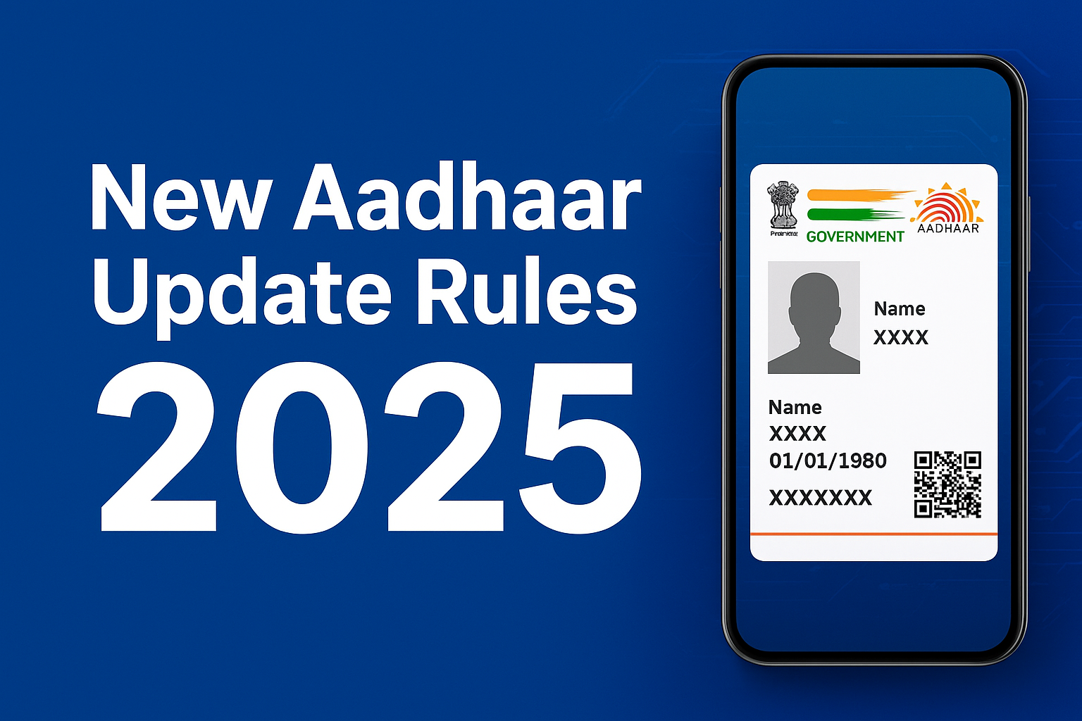 Major Aadhaar Updates: