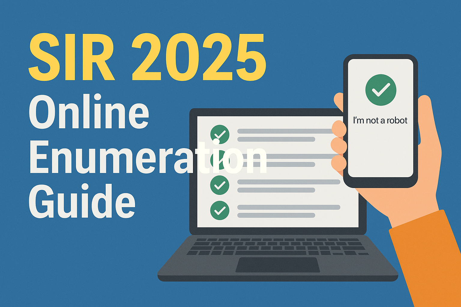 SIR 2025: Complete Step-by-Step Guide to Filling the Enumeration Form Online Without BLO Assistance