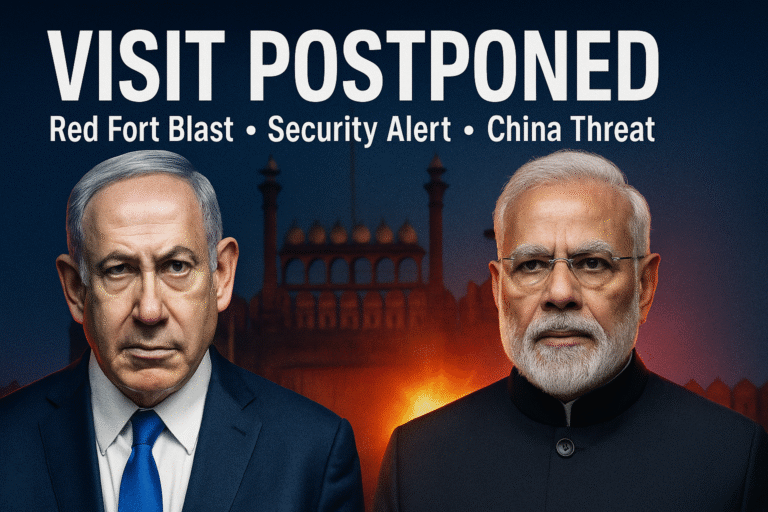 Israel PM Visit Delay: India में Red Fort Blast के बाद Security Concern क्यों बढ़े?
