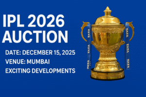 IPL 2026 Auction