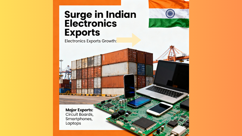 Electronics Surge: Redefining India’s Export Composition