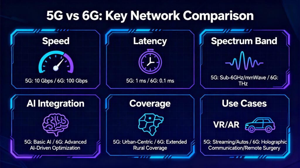 5G vs 6G: The Key Differences