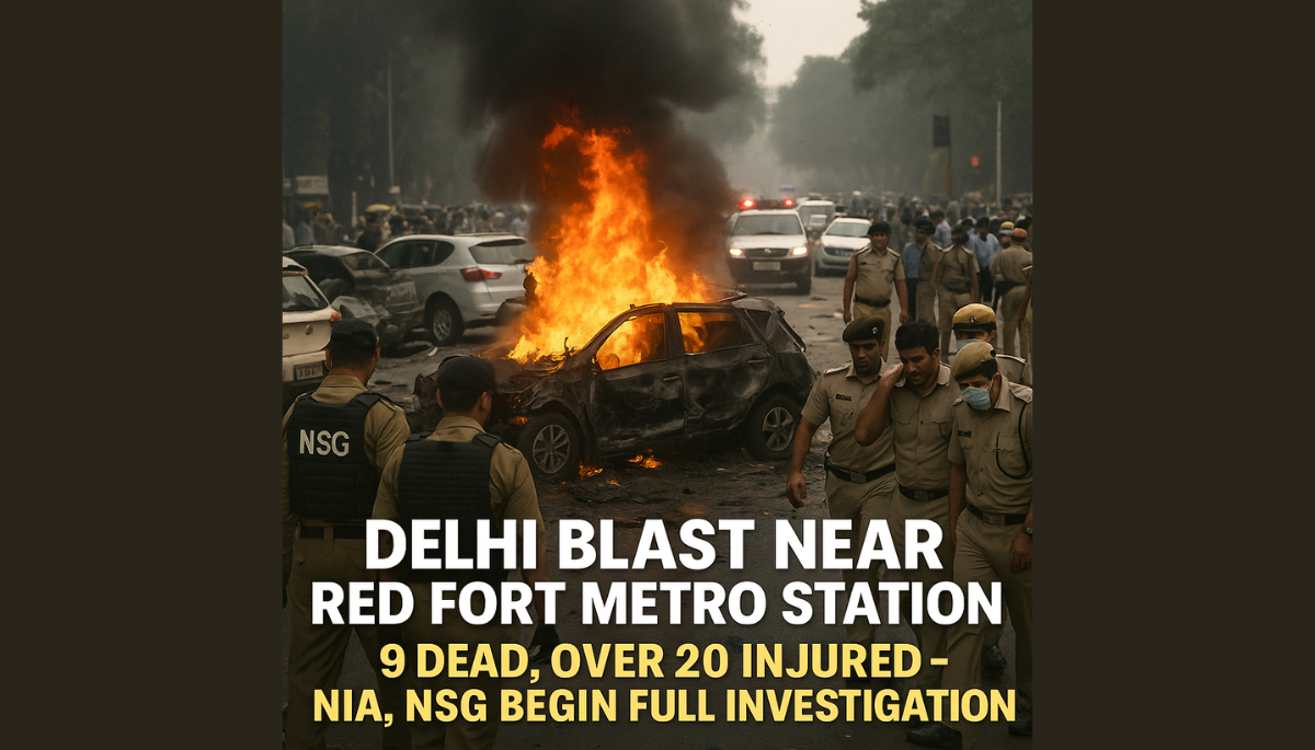 The NIA, Delhi Police, and IB teams cordoned off the area, suspended metro services, and began a thorough investigation.