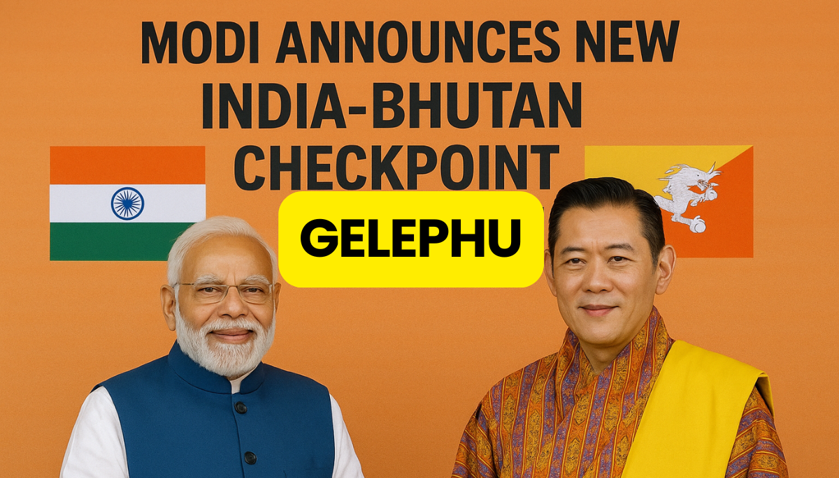 India-Bhutan Ties Deepen: PM Modi Announces New Gelephu Checkpoint and Hydroelectric Project