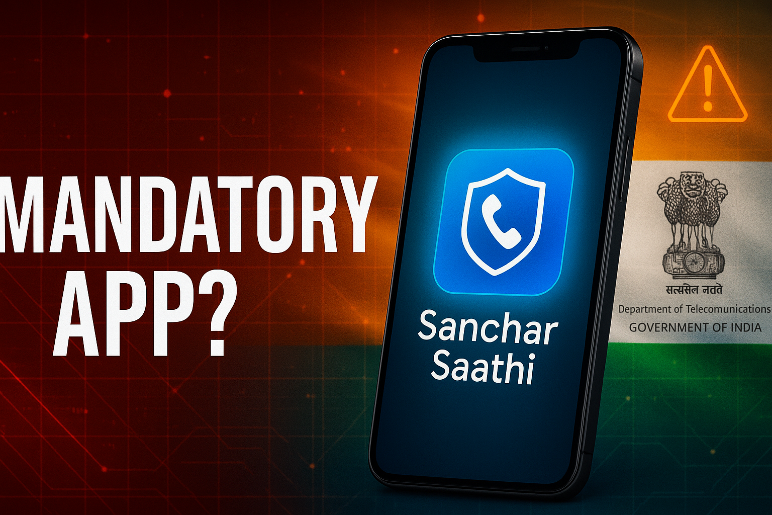 India Mandates ‘Sanchar Saathi’ App: भारत में अब हर फोन में Sanchar Saathi ऐप ज़रूरी
